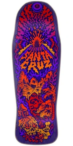 Santa Cruz Winkowski Volcano Shaped Skateboard Deck - 10.34"