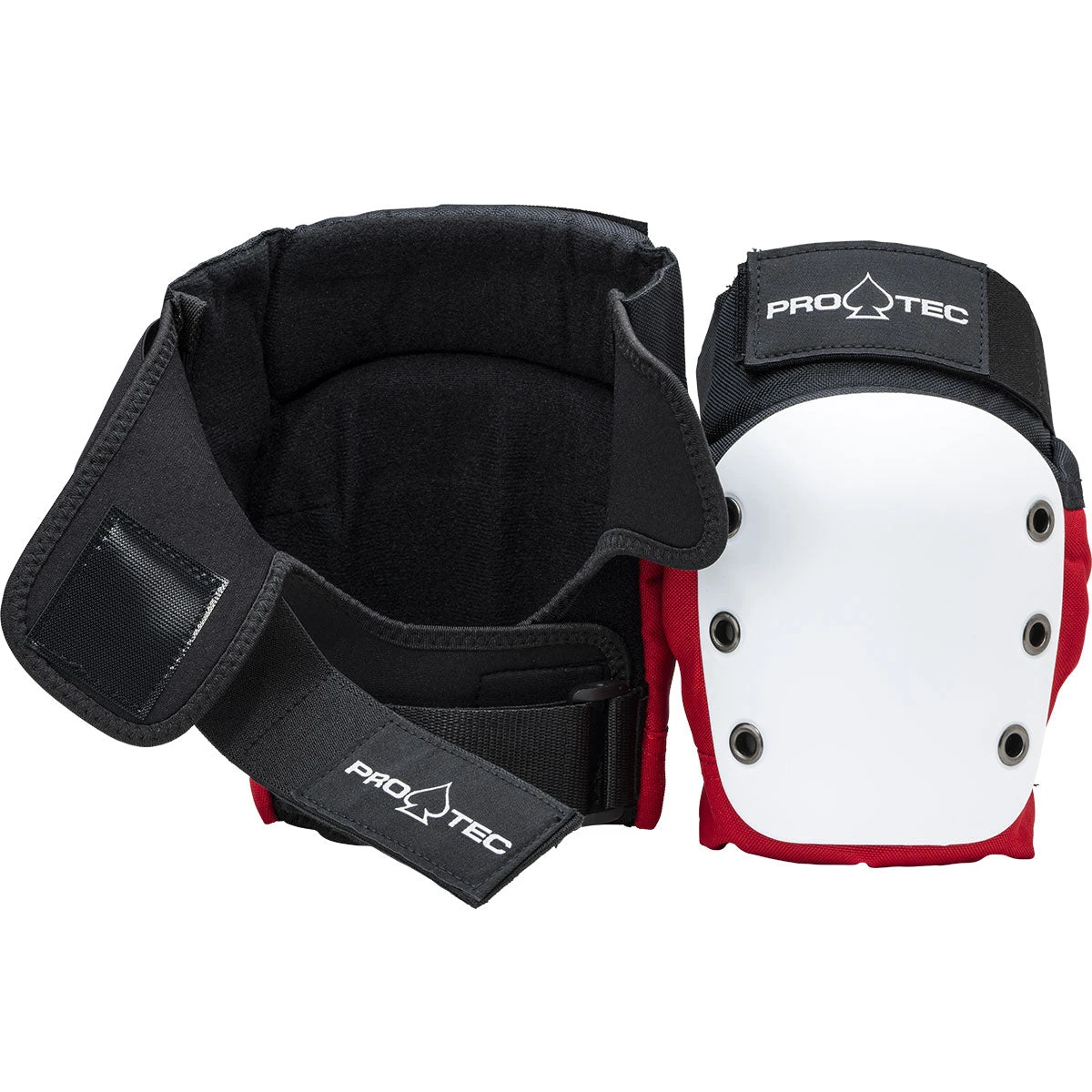 Pro-Tec Street JR 3-Pack Of Pads - Red/White/Black 2 Pro-Tec Street JR 3-Pack Of Pads - Red/White/Black - Image 2