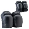 Pro-Tec Street Knee And Elbow Open Back Combo Pads - Black