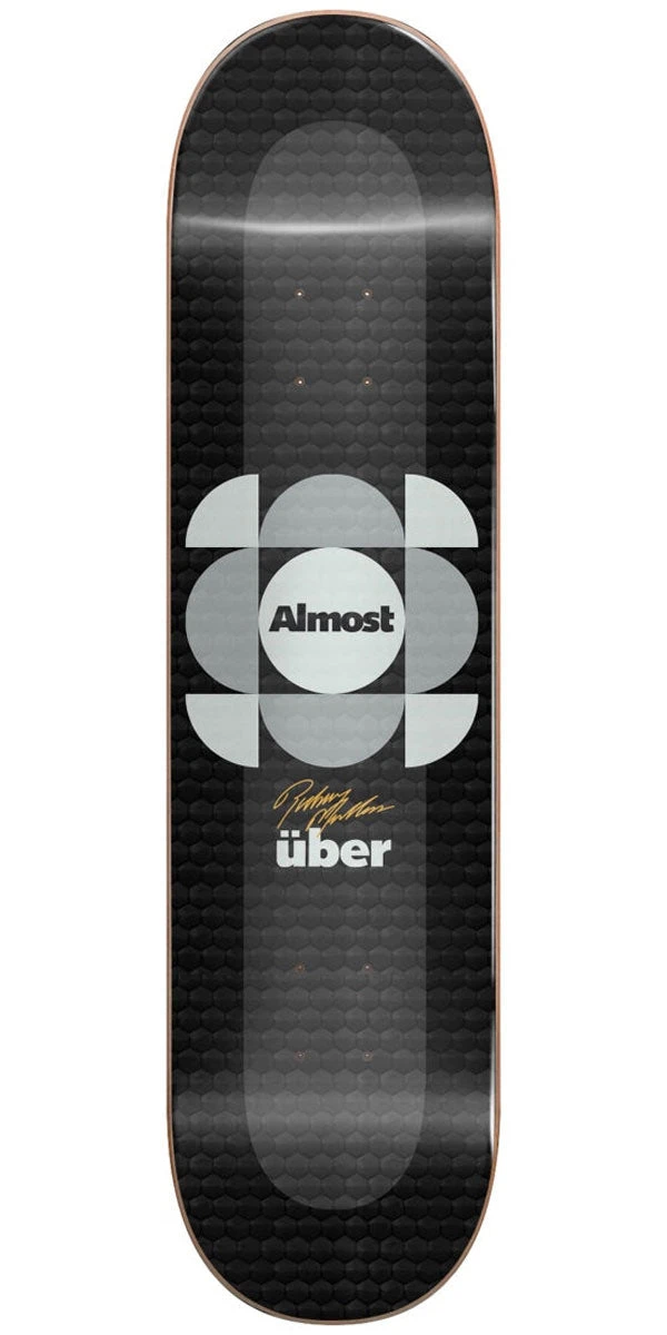 Almost Mullen Uber Expanded Skateboard Deck - Rodney Mullen/Silver - 8.25" 1 Almost Mullen Uber Expanded Skateboard Deck - Rodney Mullen/Silver - 8.25"