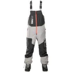 Thirty Two Spring Break Powder Bib Snowboard Pants - Gravel 7 Thirty Two Spring Break Powder Bib Snowboard Pants - Gravel -Volcom Store 194691275110 4
