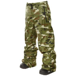 Thirty Two Blahzay Cargo Snowboard Pants - Camo -Volcom Store 194691276704 3