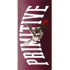 Primitive Messenger Skateboard Deck - Burgundy - 7.75"