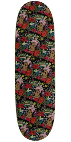 Primitive Villani Sketchy Skateboard Deck - Green - 9.125"