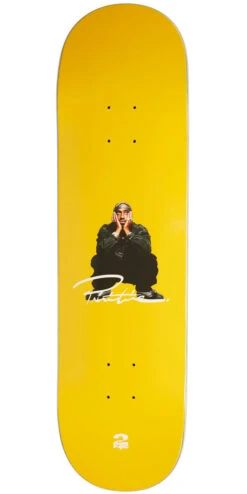 Primitive X Tupac Shakur Skateboard Deck - Gold - 8.38"
