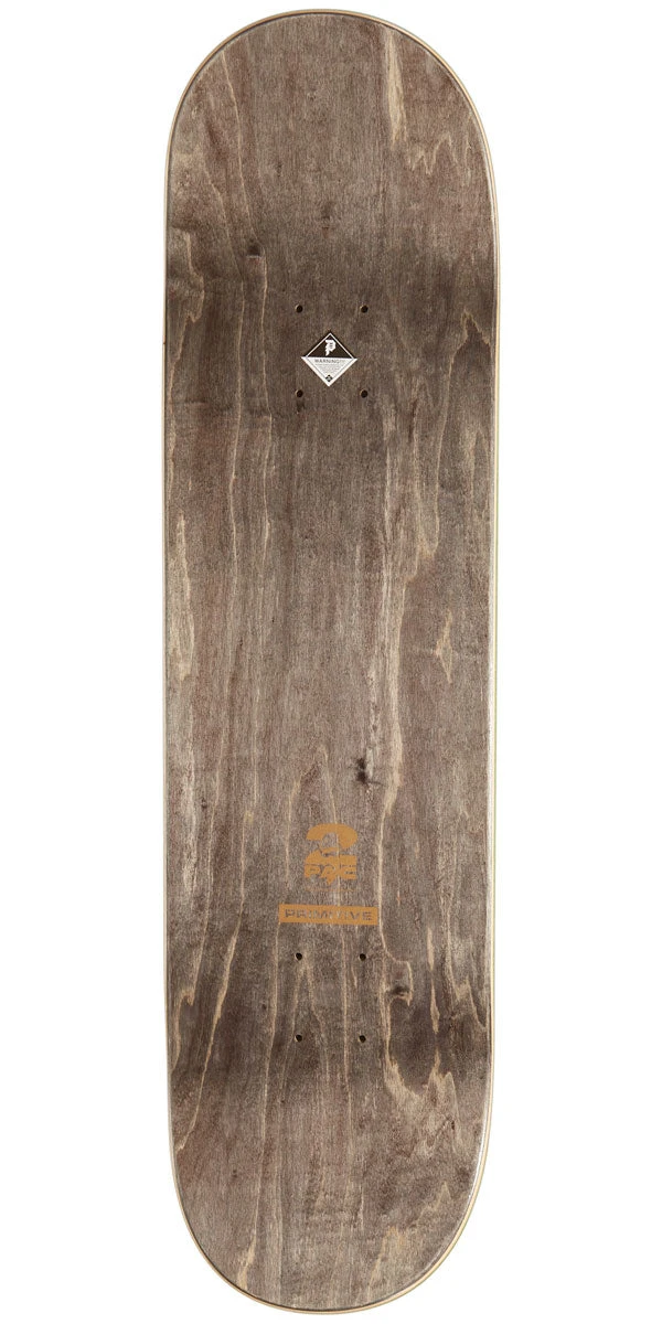 Primitive X Tupac Shakur Skateboard Deck - Gold - 8.38" 2 Primitive X Tupac Shakur Skateboard Deck - Gold - 8.38" - Image 2