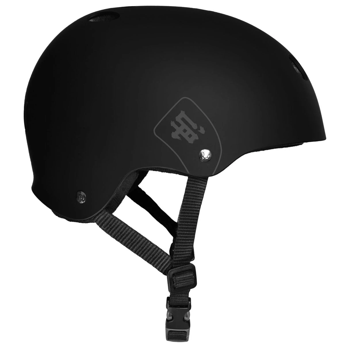 Triple Eight Certified Sweatsaver Street Plant Helmet - Black Rubber 2 Triple Eight Certified Sweatsaver Street Plant Helmet - Black Rubber - Image 2