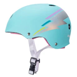 Triple Eight Protective Gear The Certified Sweatsaver Helmet - Teal Holo
