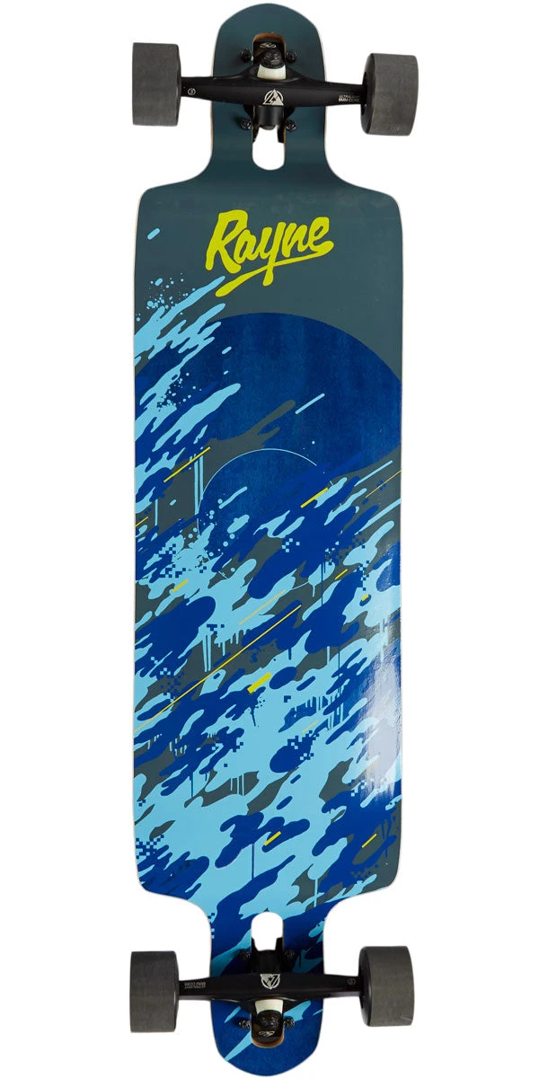 Rayne Demonseed V3 39" Pre-Built Longboard Complete - Wavecamo 1 Rayne Demonseed V3 39" Pre-Built Longboard Complete - Wavecamo