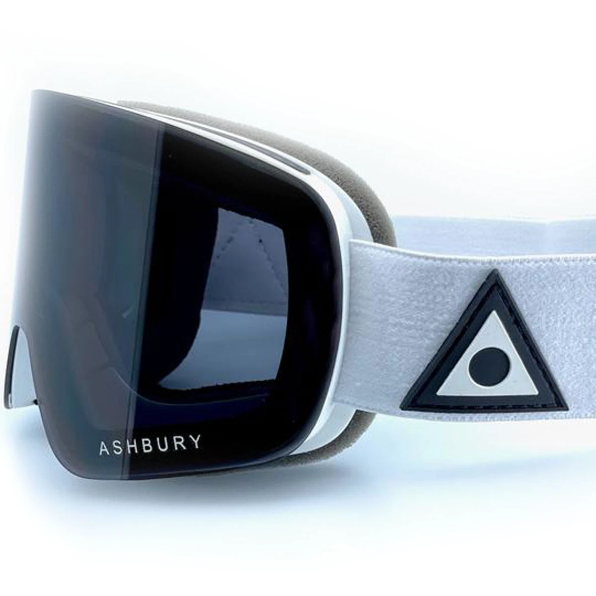 Ashbury Sonic White Triangle Snowboard Goggles - Dark Smoke/Yellow Spare 2 Ashbury Sonic White Triangle Snowboard Goggles - Dark Smoke/Yellow Spare - Image 2