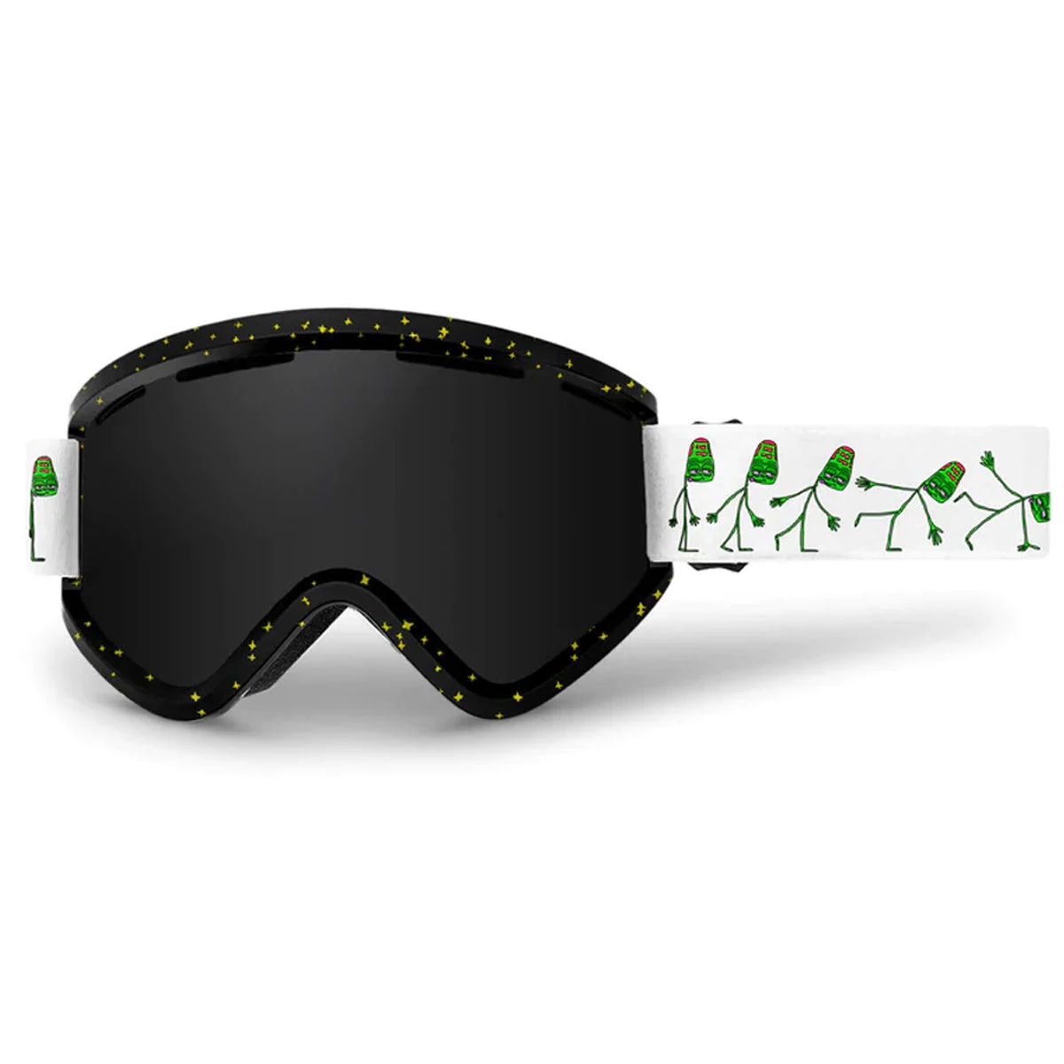 Ashbury Blackbird Snowboard Goggles - Nolan/Dark Smoke/Yellow Spare 1 Ashbury Blackbird Snowboard Goggles - Nolan/Dark Smoke/Yellow Spare