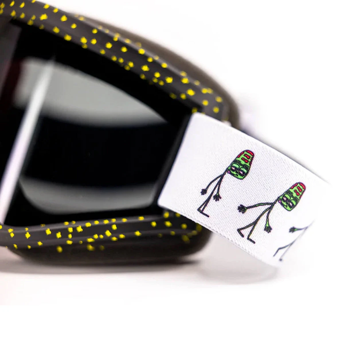 Ashbury Blackbird Snowboard Goggles - Nolan/Dark Smoke/Yellow Spare 2 Ashbury Blackbird Snowboard Goggles - Nolan/Dark Smoke/Yellow Spare - Image 2