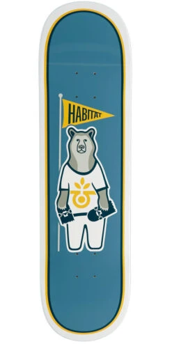 Habitat Hal Skateboard Deck - Slate - 8.25"