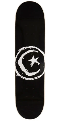 Foundation Star And Moon Skateboard Deck - Black - 8.00"