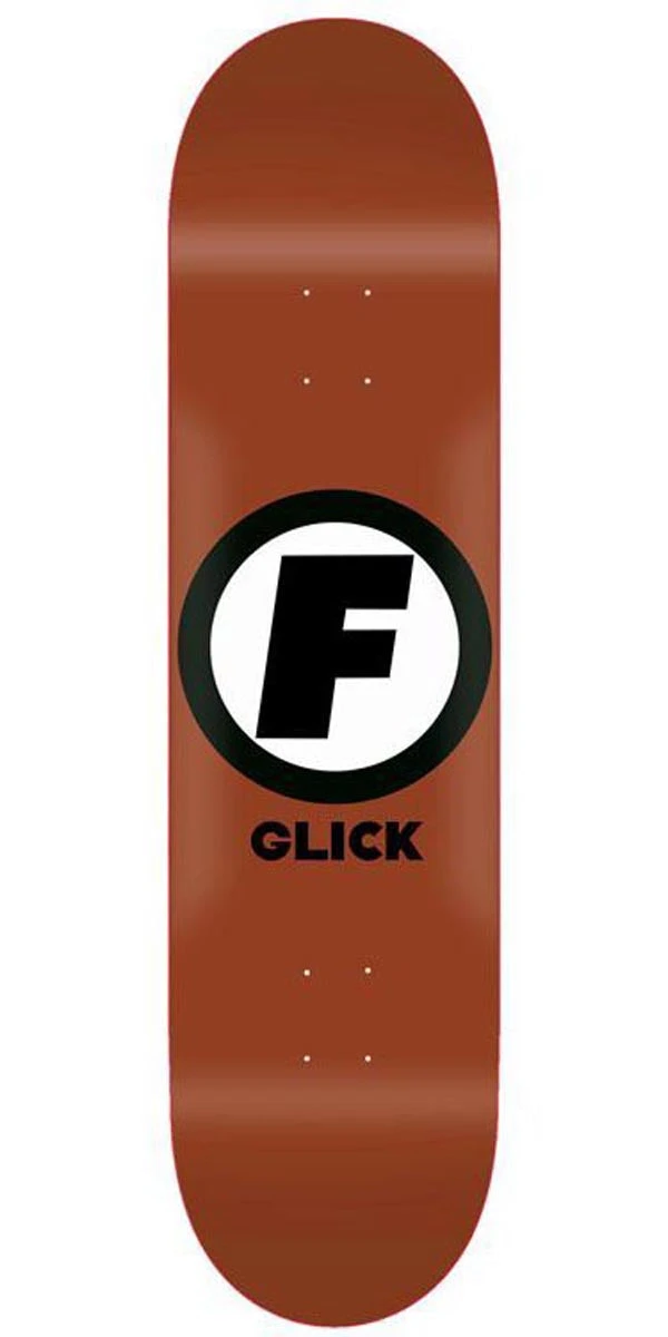 Foundation Glick Classic F Skateboard Deck - Rust - 8.00" 1 Foundation Glick Classic F Skateboard Deck - Rust - 8.00"
