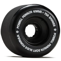 Powell Peralta Powell-Peralta Snakes 75A Longboard Wheels - Black - 69mm