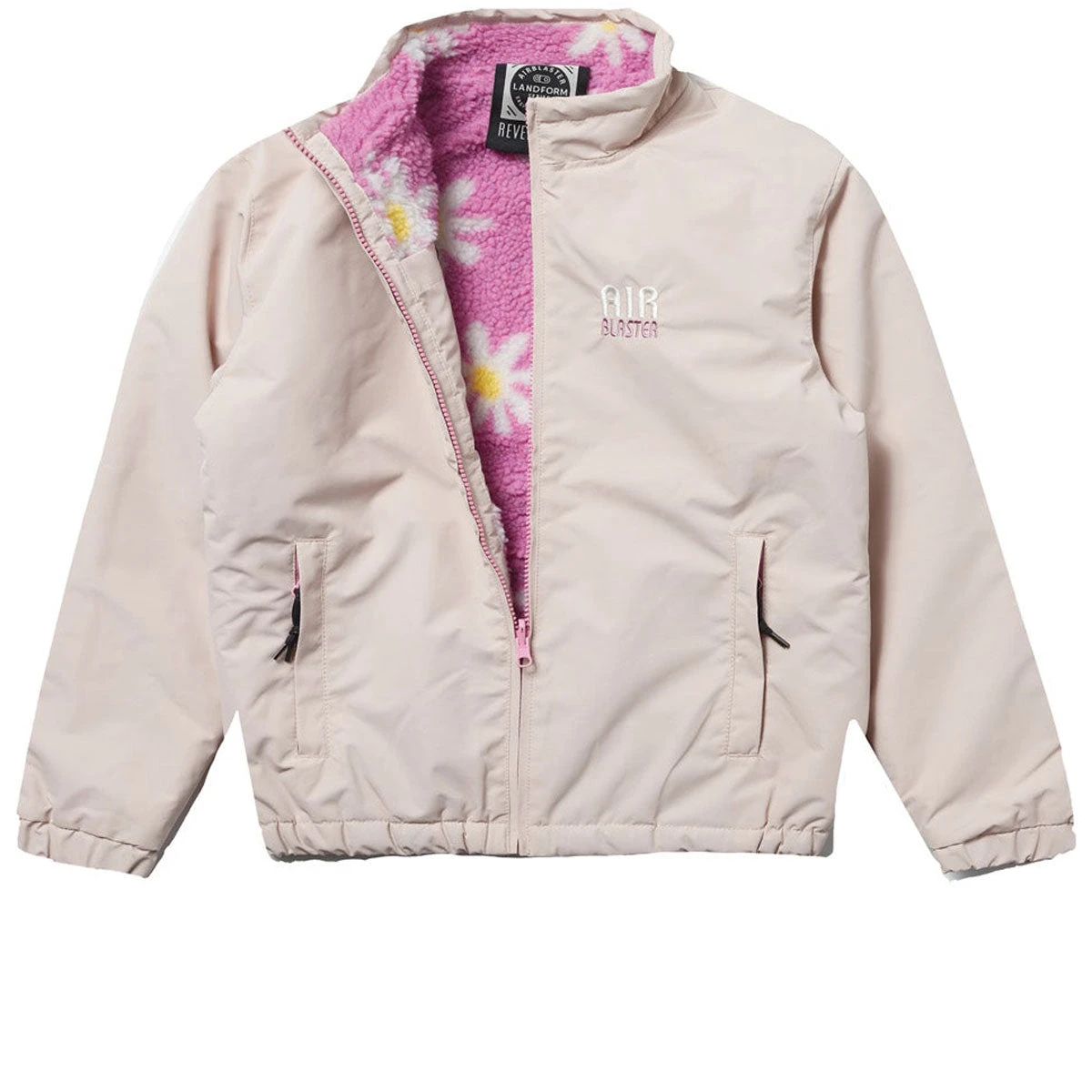 Airblaster Youth Double Puffling Snowboard Jacket - Super Pink Big Daisey 1 Airblaster Youth Double Puffling Snowboard Jacket - Super Pink Big Daisey