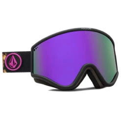 Volcom Yae Snowboard Goggles - Bleach/Purple Chrome -Volcom Store 884932381556 3