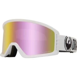 Dragon DX3 OTG Snowboard Goggles - White/Lumalens Pink Ion