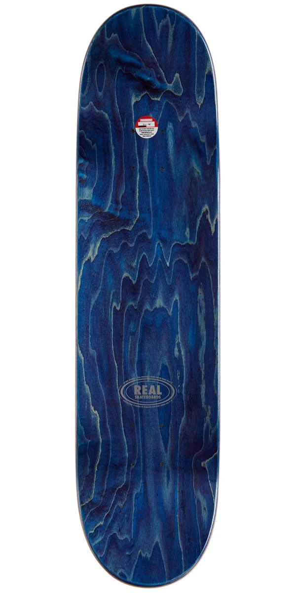 Real Team Classic Oval Skateboard Deck - Yellow - 8.06" 2 Real Team Classic Oval Skateboard Deck - Yellow - 8.06" - Image 2