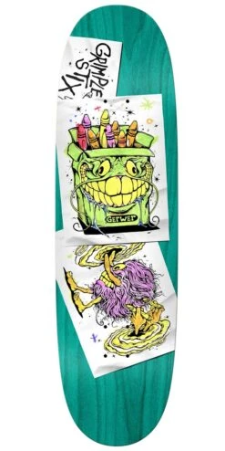 Anti-Hero Gerwer Grimplestix Coloring Book Skateboard Deck - 8.75"