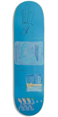 There Nadair James One More Drink Skateboard Deck - Blue - 8.50"