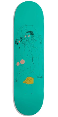 There On Call Skateboard Deck - Blue - 8.38"