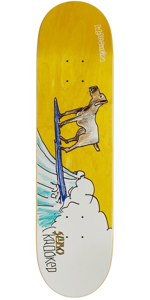 Krooked Sebo Surfin Skateboard Deck - 8.12" 1 Krooked Sebo Surfin Skateboard Deck - 8.12"