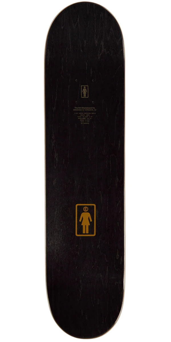Girl Gass Preduce Skateboard Deck - 8.00" 2 Girl Gass Preduce Skateboard Deck - 8.00" - Image 2