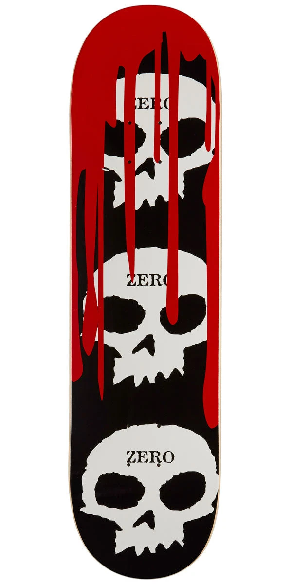 Zero 3 Skull Blood Skateboard Deck - 8.25" 1 Zero 3 Skull Blood Skateboard Deck - 8.25"