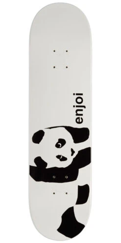 Enjoi Whitey Panda Logo Wide R7 Skateboard Deck - Whitey - 8.25"