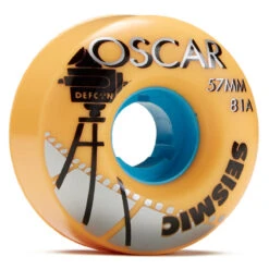 Seismic Oscar 81a Longboard Wheels - Mango - 57mm