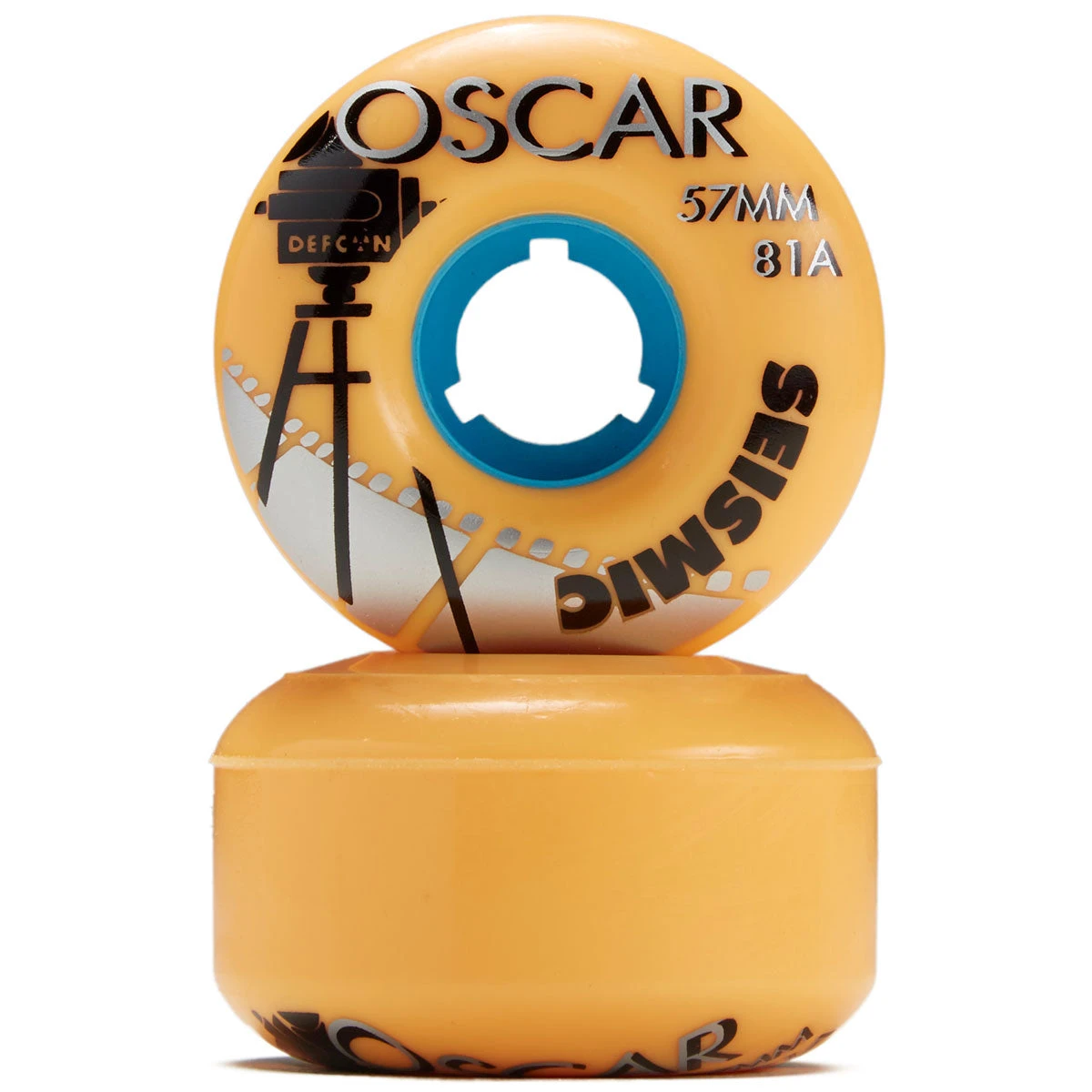 Seismic Oscar 81a Longboard Wheels - Mango - 57mm 2 Seismic Oscar 81a Longboard Wheels - Mango - 57mm - Image 2