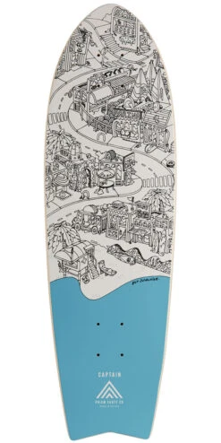 Prism X Ben Jundanian Artist Series Captain 30" Longboard Deck