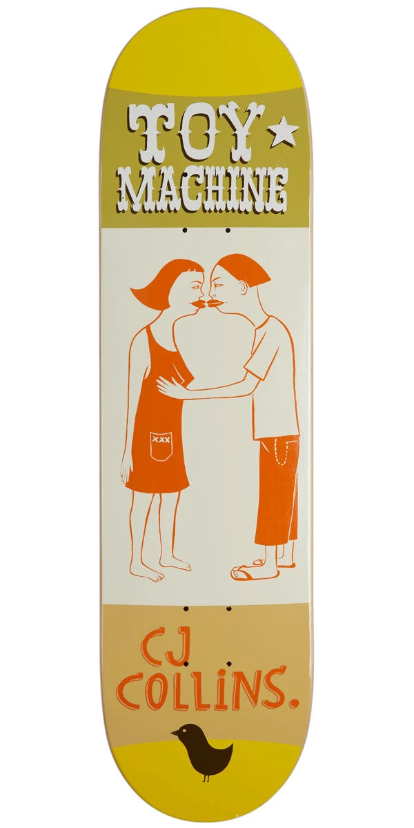 Toy Machine Collins Kilgallen Skateboard Deck - 8.18" 1 Toy Machine Collins Kilgallen Skateboard Deck - 8.18"