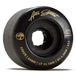 Arbor Spud Axel Serrat 82a Longboard Wheels - Black - 64mm