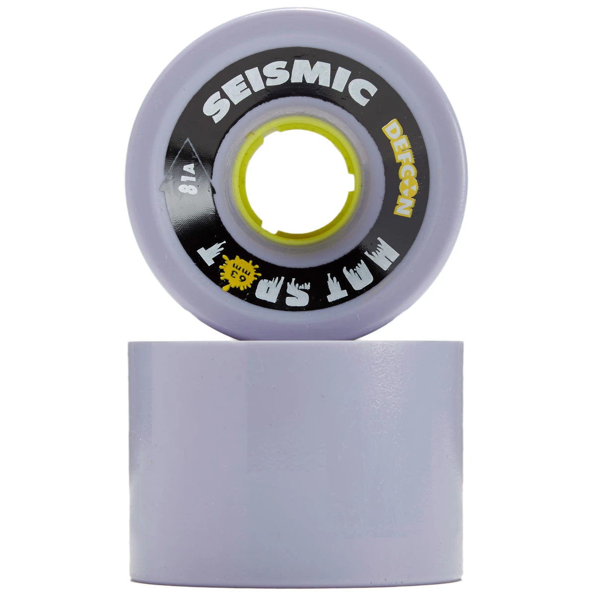 Seismic Hot Spot 81a Longboard Wheels - Plum - 63mm 2 Seismic Hot Spot 81a Longboard Wheels - Plum - 63mm - Image 2