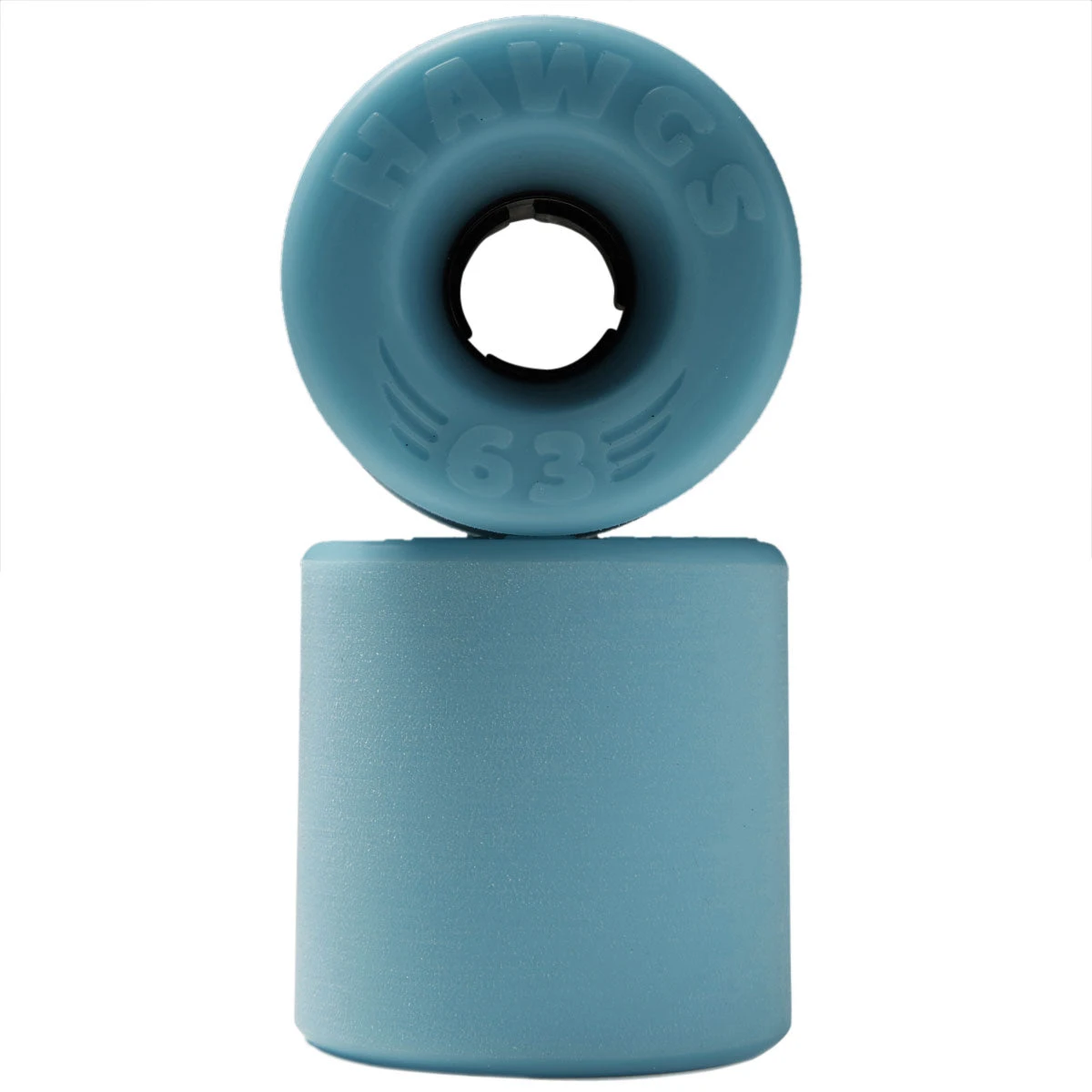 Hawgs Doozies 78a Stone Ground Longboard Wheels - Blue - 63mm 2 Hawgs Doozies 78a Stone Ground Longboard Wheels - Blue - 63mm - Image 2