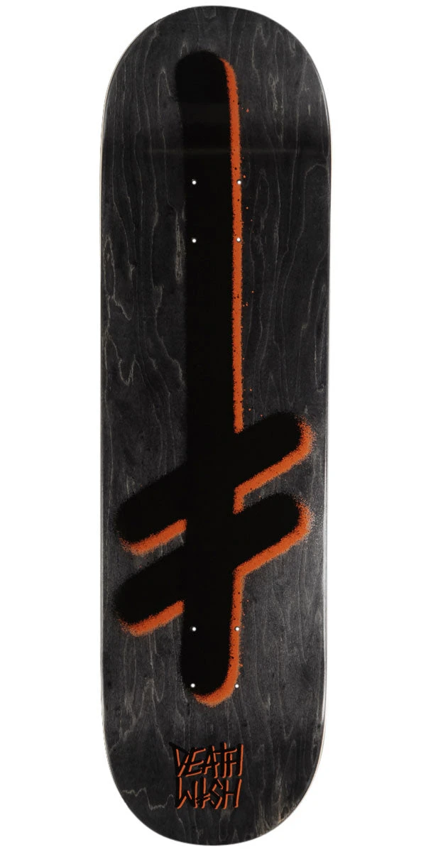 Deathwish Gang Logo Skateboard Deck - Black/Orange - 8.475" 1 Deathwish Gang Logo Skateboard Deck - Black/Orange - 8.475"