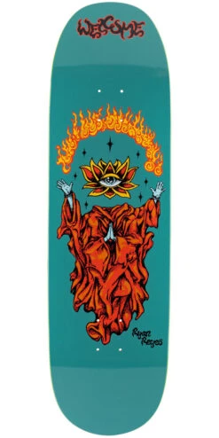 Welcome Ryan Reyes Rebirth On A Baculus 2 Skateboard Deck - Teal - 9.00"