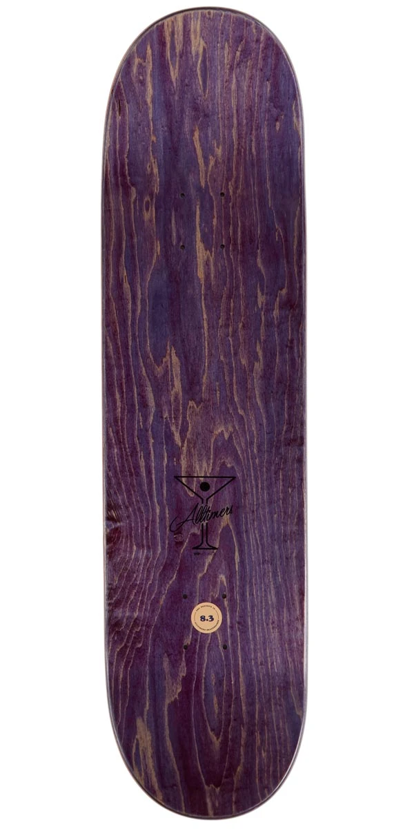 Alltimers Atlantic Ave Skateboard Deck - White - 8.30" 2 Alltimers Atlantic Ave Skateboard Deck - White - 8.30" - Image 2