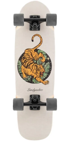 Landyachtz Dinghy Blunt Fender Paper Tiger Pre-Built Longboard Complete