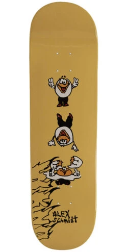 WKND Eggy Alex Schmidt Skateboard Deck - Yellow - 8.60"