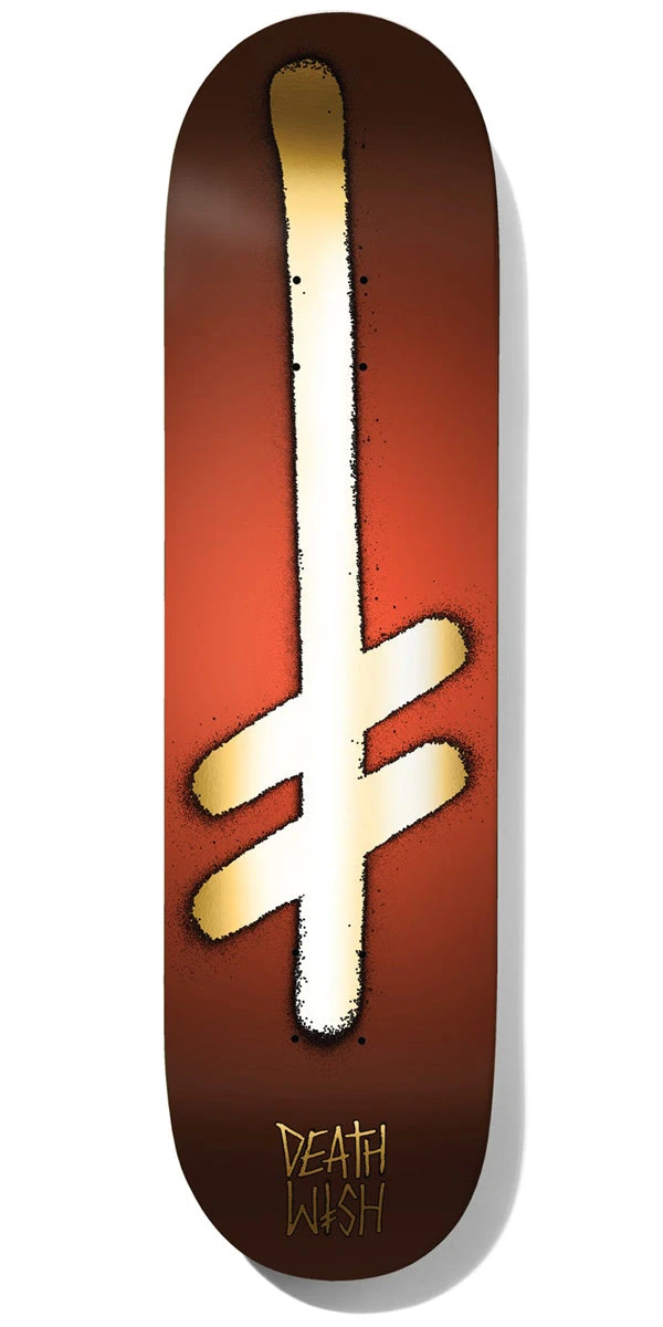 Deathwish Gang Logo Skateboard Deck - Red/Gold - 8.75" 1 Deathwish Gang Logo Skateboard Deck - Red/Gold - 8.75"