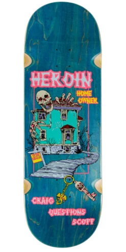 Heroin Craig Questions Die Tonight Skateboard Deck - 10.00"