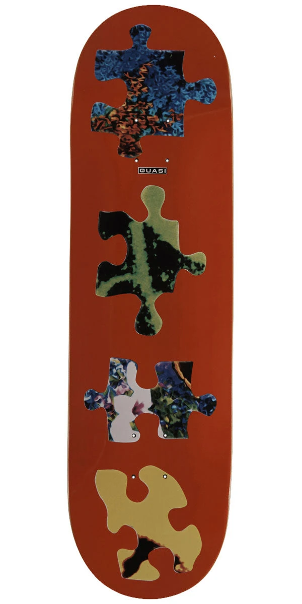 Quasi Puzzle Skateboard Deck - Orange - 8.75" 1 Quasi Puzzle Skateboard Deck - Orange - 8.75"