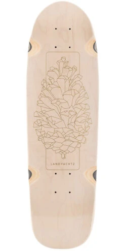 Landyachtz Dinghy Blunt Pinecone Longboard Deck - White