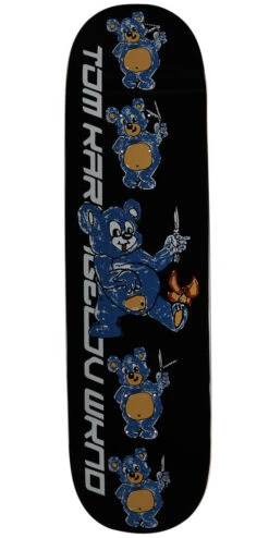 WKND Knife Flight Tom Karangelov Skateboard Deck - Black - 8.50"