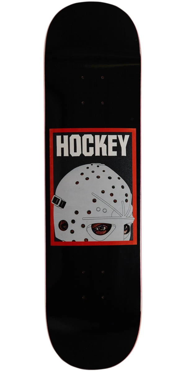Hockey Half Mask Skateboard Deck - Black - 8.18" 1 Hockey Half Mask Skateboard Deck - Black - 8.18"