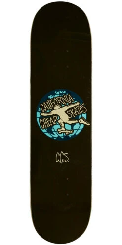 CCS Globe Skateboard Deck - Black